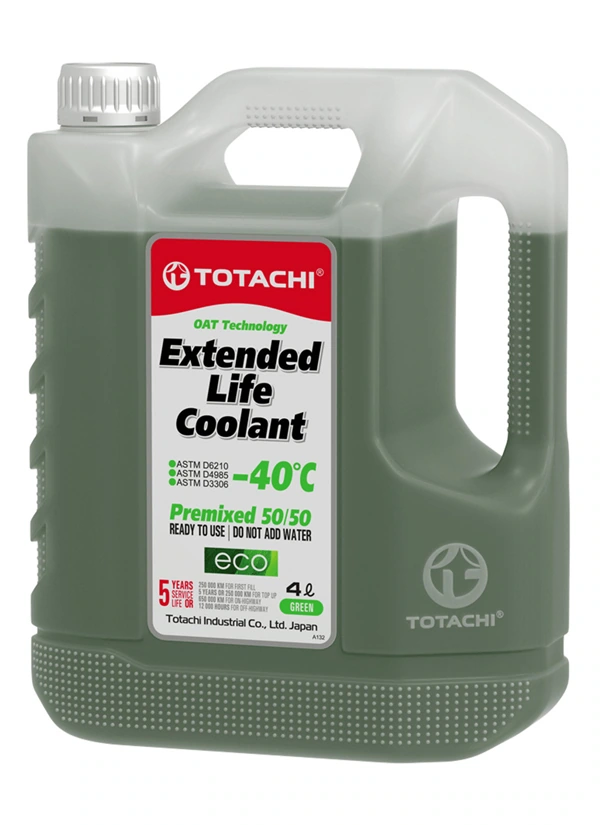 TOTACHI EXTENDED LIFE COOLANT GREEN -40°C (50/50)