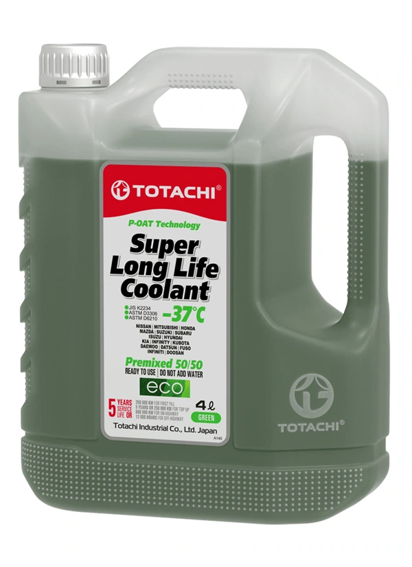 TOTACHI SUPER LONG LIFE COOLANT GREEN -37° C (50/50)