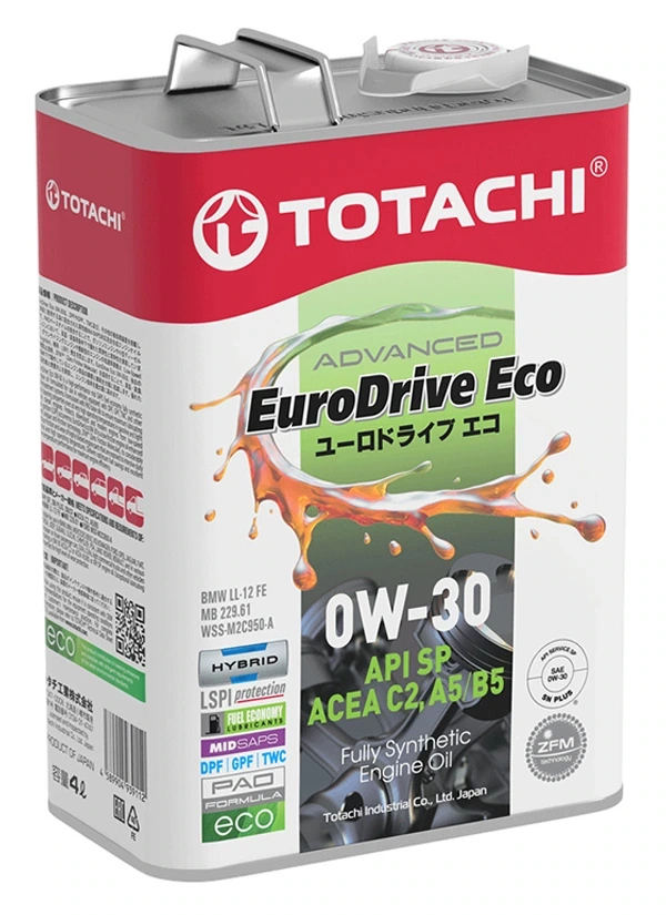 TOTACHI EURODRIVE ECO 0W-30 SP