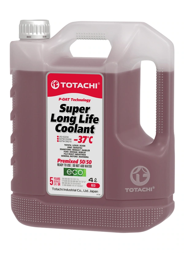 TOTACHI SUPER LONG LIFE COOLANT RED -37°C (50/50)