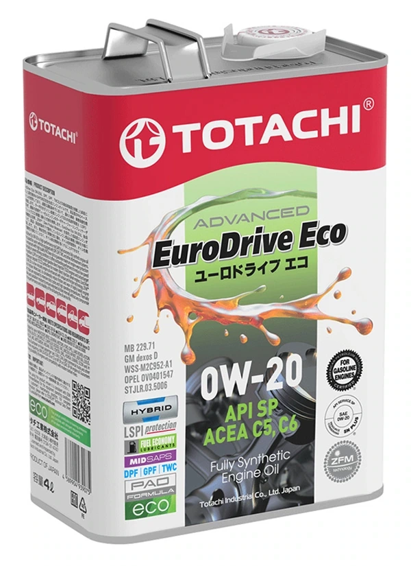 TOTACHI EURODRIVE ECO 0W-20 SP