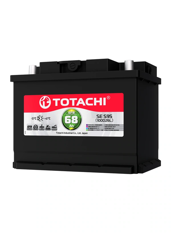 TOTACHI EFB, START STOP SE S95 (100D26L) 68 Ah L